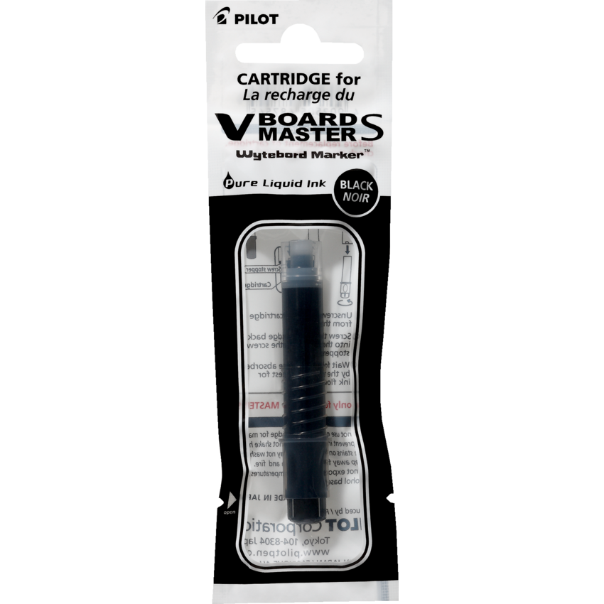 Pilot® BeGreen® V-Board Master S Slim Dry Erase Marker Cartridge Black