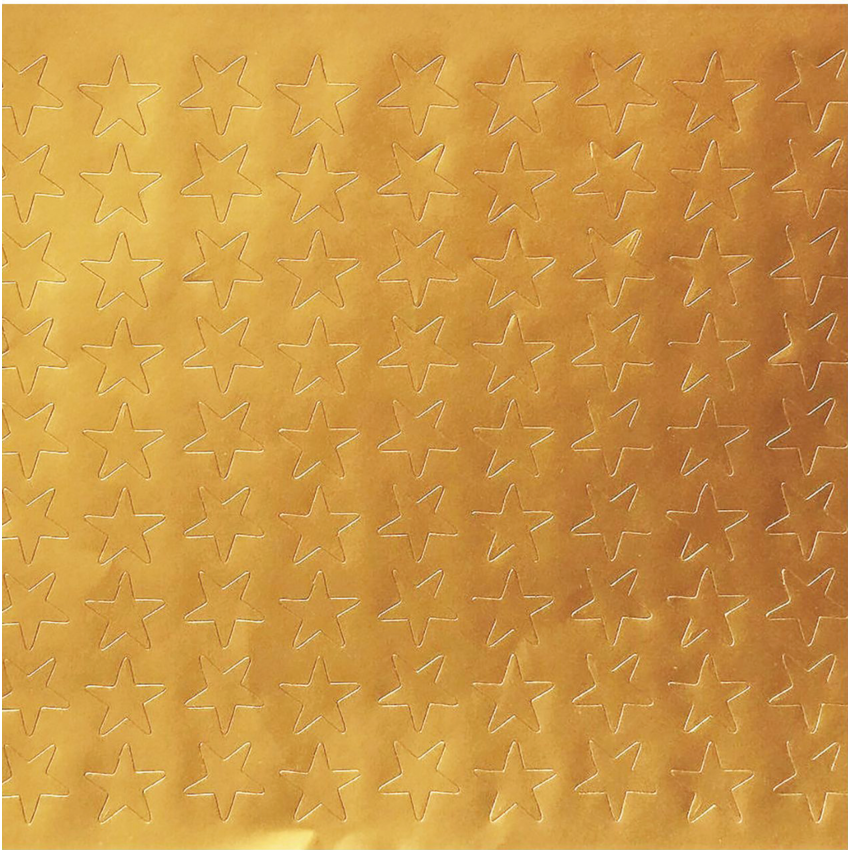 DBLG Star Stickers Gold 1/2" 216/pkg