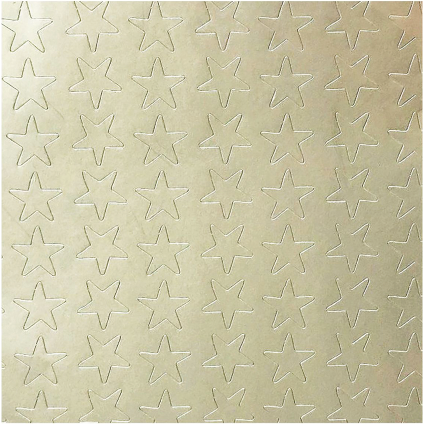 DBLG Star Stickers Silver 1/2" 216/pkg