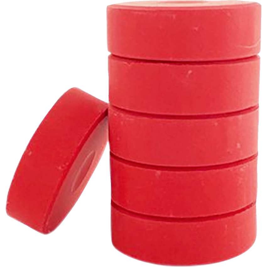 DBLG Tempera Paint Blocks 59 mm x 19 mm Red 6/pkg