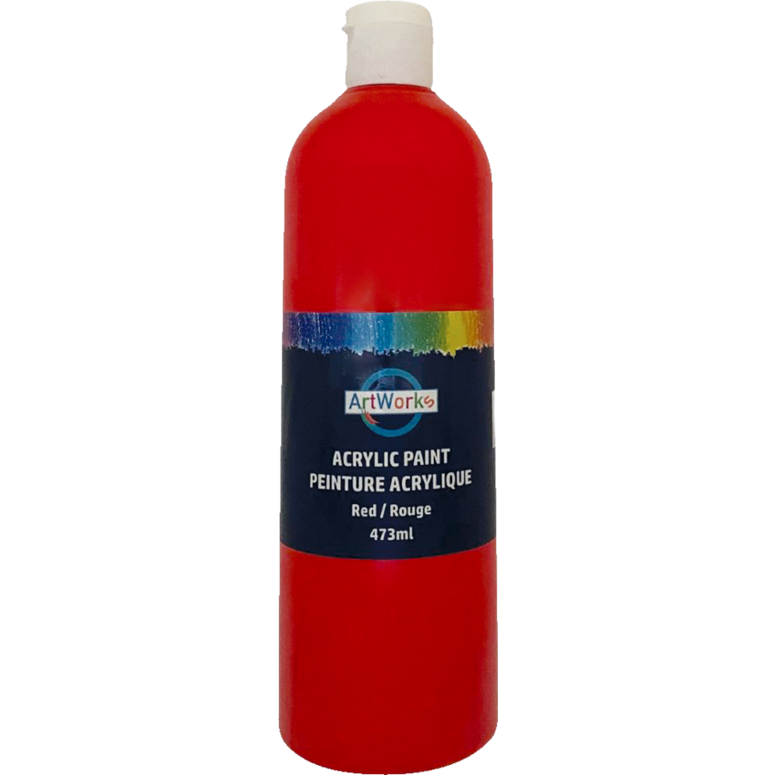 ArtWorks Acrylic Paints 473 mL Red