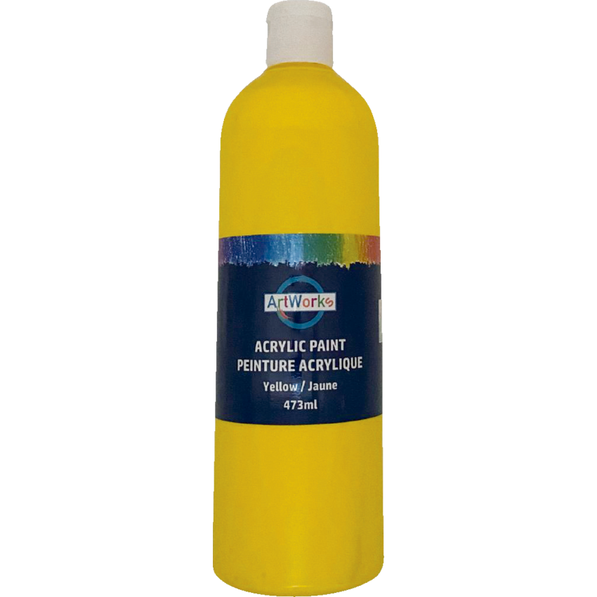 ArtWorks Acrylic Paints 473 mL Yellow