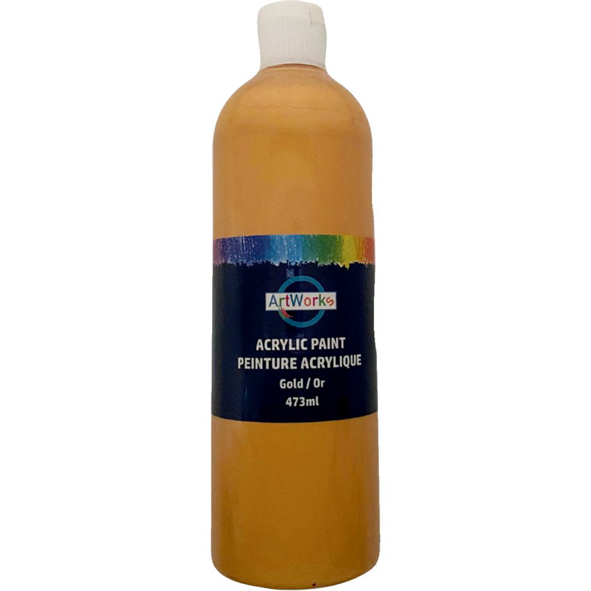 ArtWorks Acrylic Paints 473 mL Gold