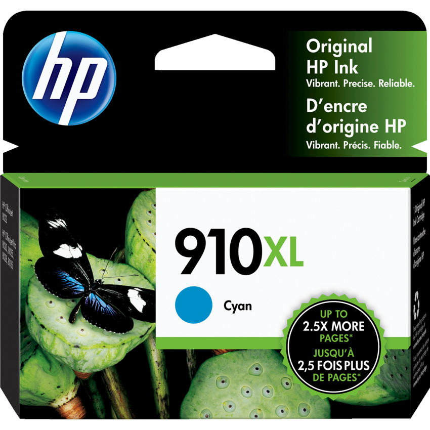 HP Inkjet Cartridge High Yield #910XL Cyan