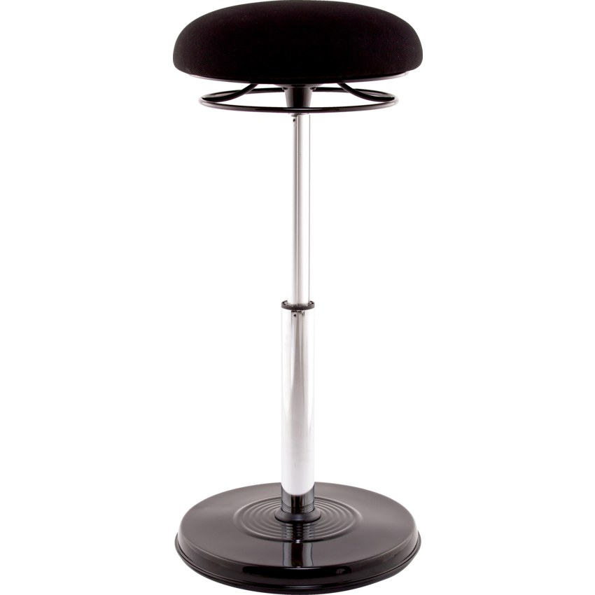 Kore™ Office PLUS Sit-Stand Chair Fabric Black