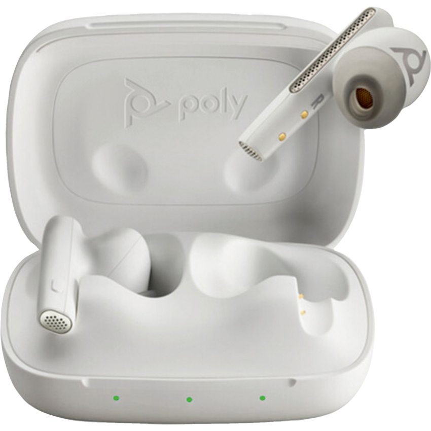 Poly Voyager Free 60 UC Earbuds White Sand