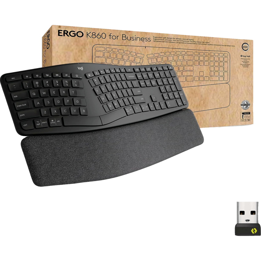 Logitech® Ergo K860 Split Wireless Keyboard English