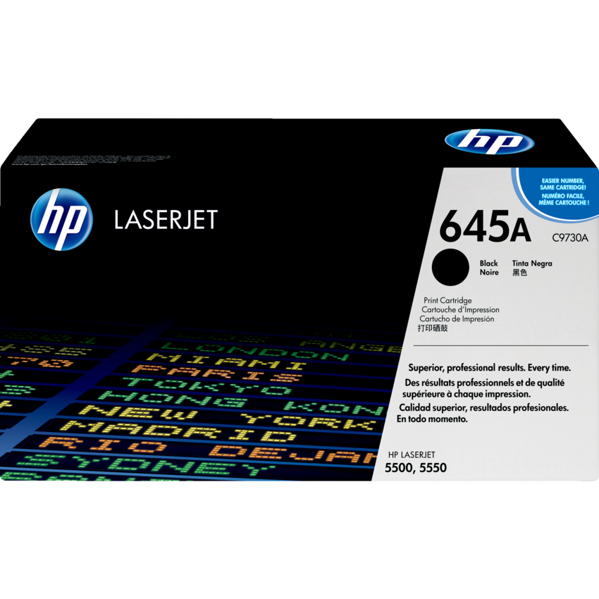 HP LaserJet Laser Cartridge #645A Black