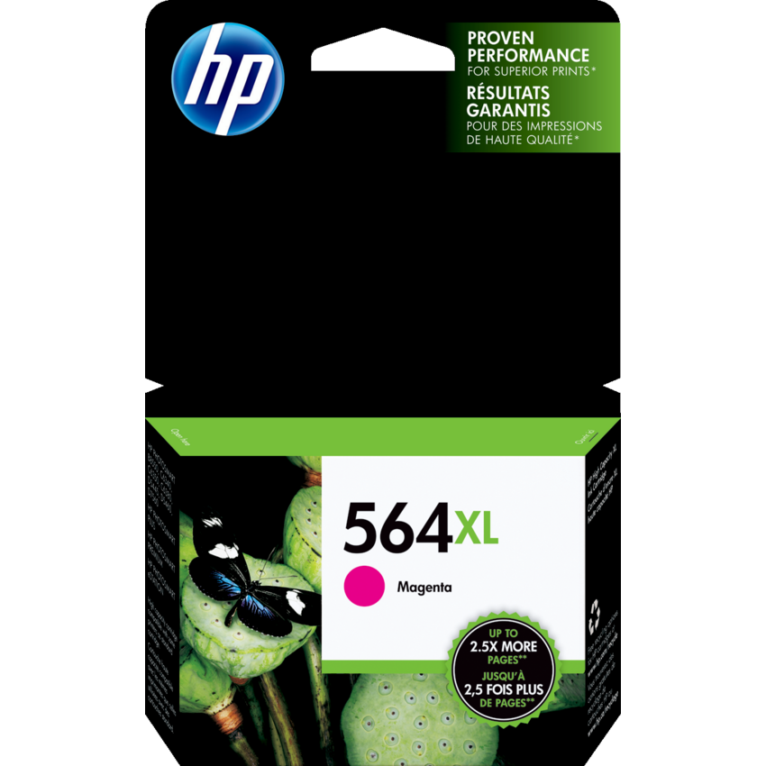 HP Inkjet Cartridge High Yield CB324WN #564XL Magenta