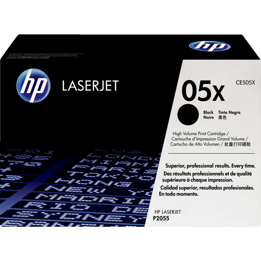 HP LaserJet Laser Cartridge High Yield #05X Black