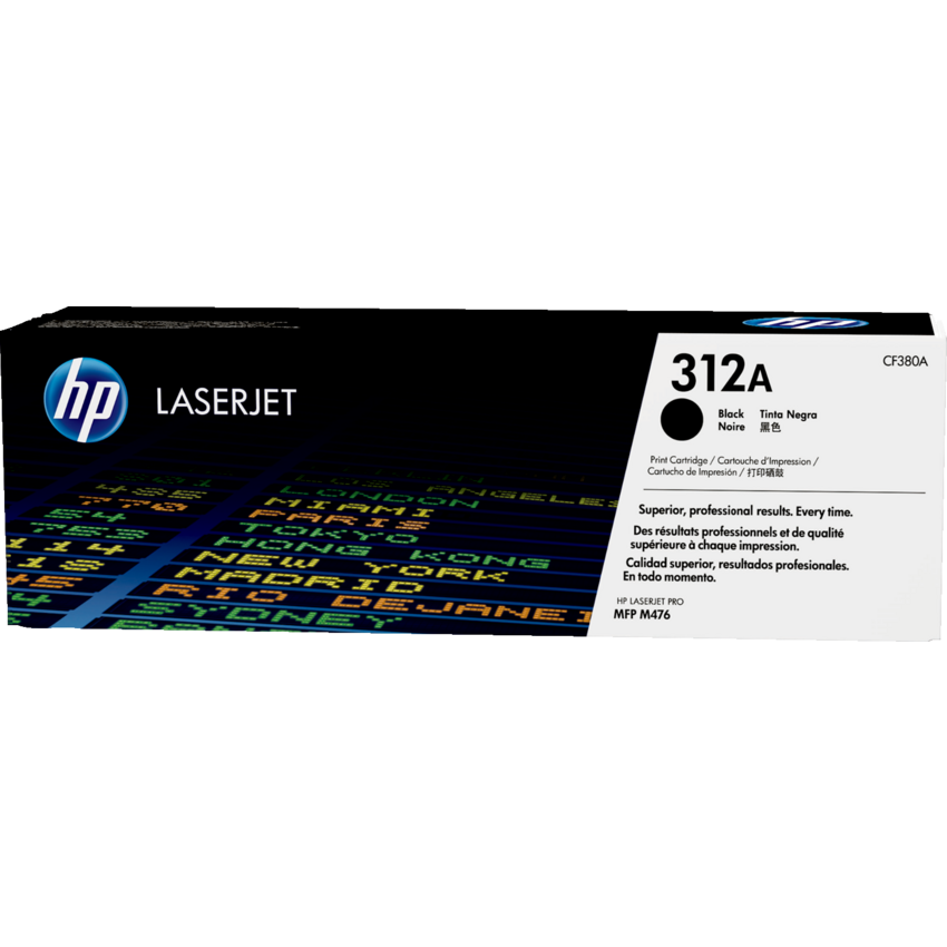 HP Laser Cartridge CF380A #312A Black