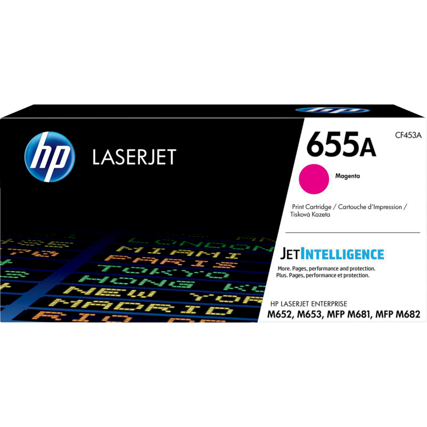 HP LaserJet Laser Cartridge #655A High Yield Magenta