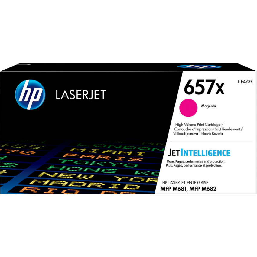 HP LaserJet Laser Cartridge #657X High Yield Magenta