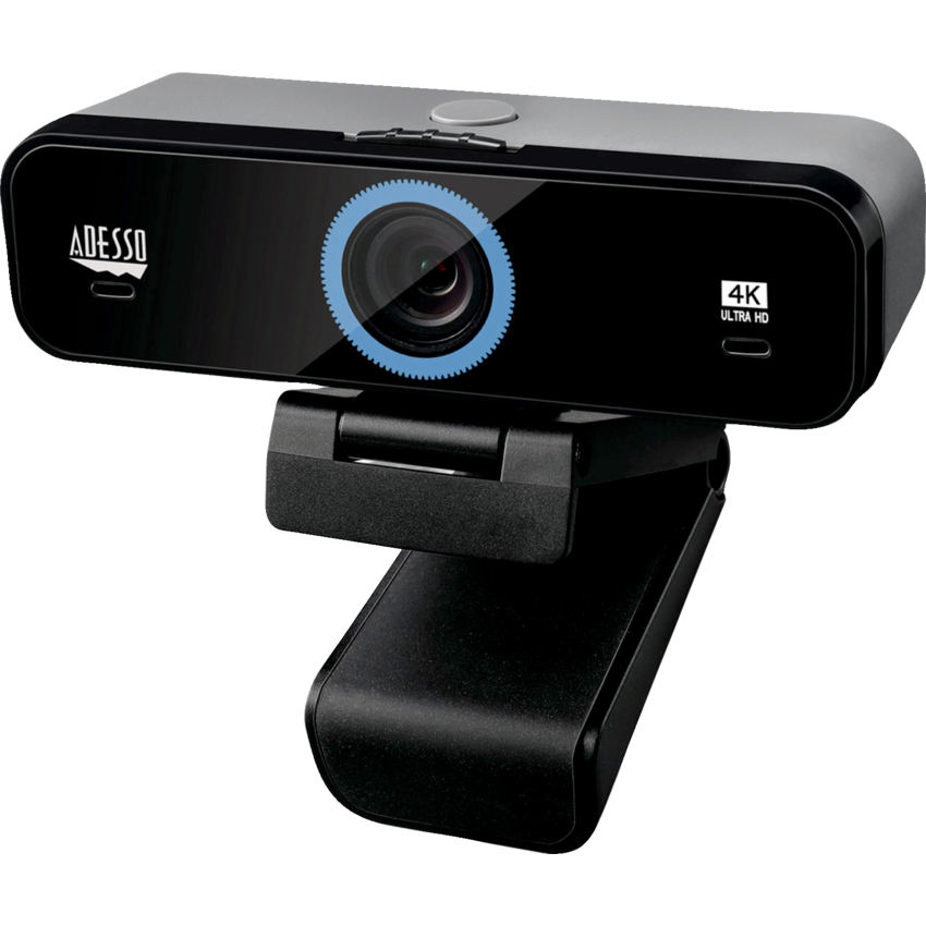Adesso® Cybertrack K4 Ultra HD Webcam Black