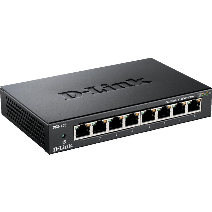 D-Link® Unmanaged Desktop Switch 8-Port