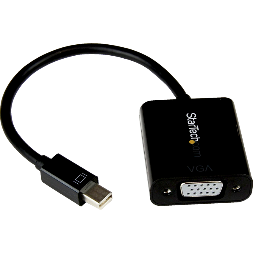 StarTech Mini DisplayPort 1.2 to VGA Adapter Converter 8.7" Black