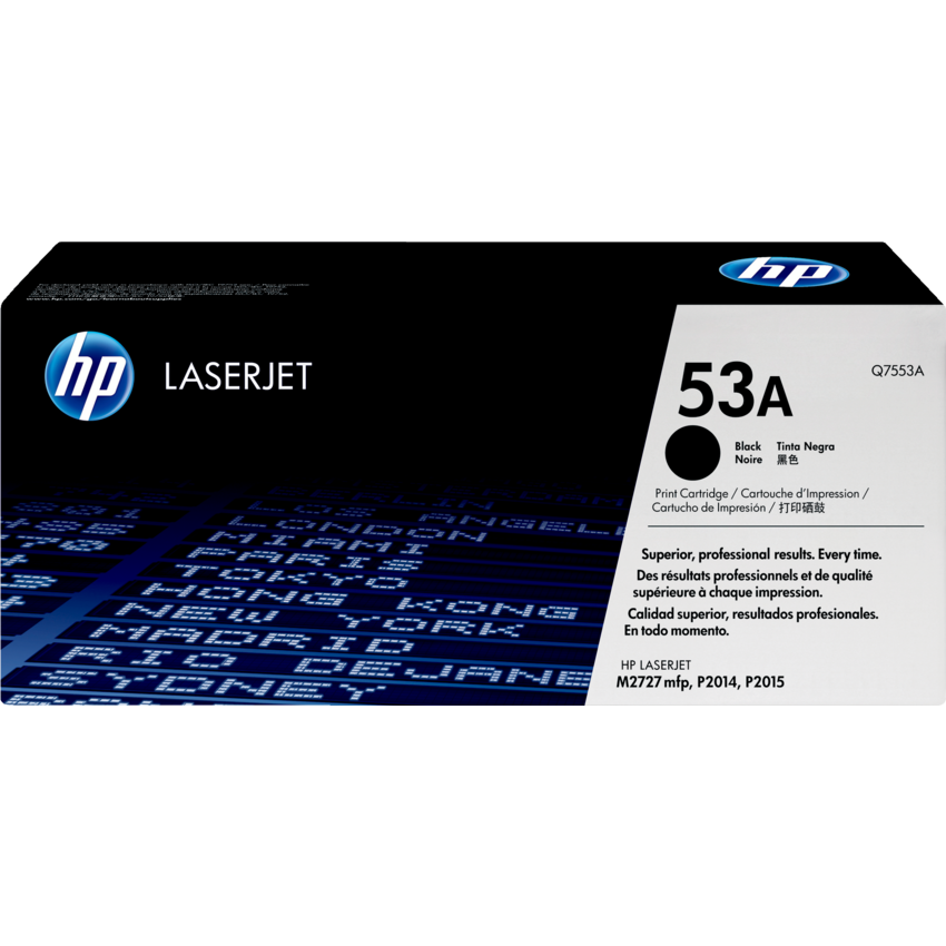 HP LaserJet Laser Cartridge #53A Black