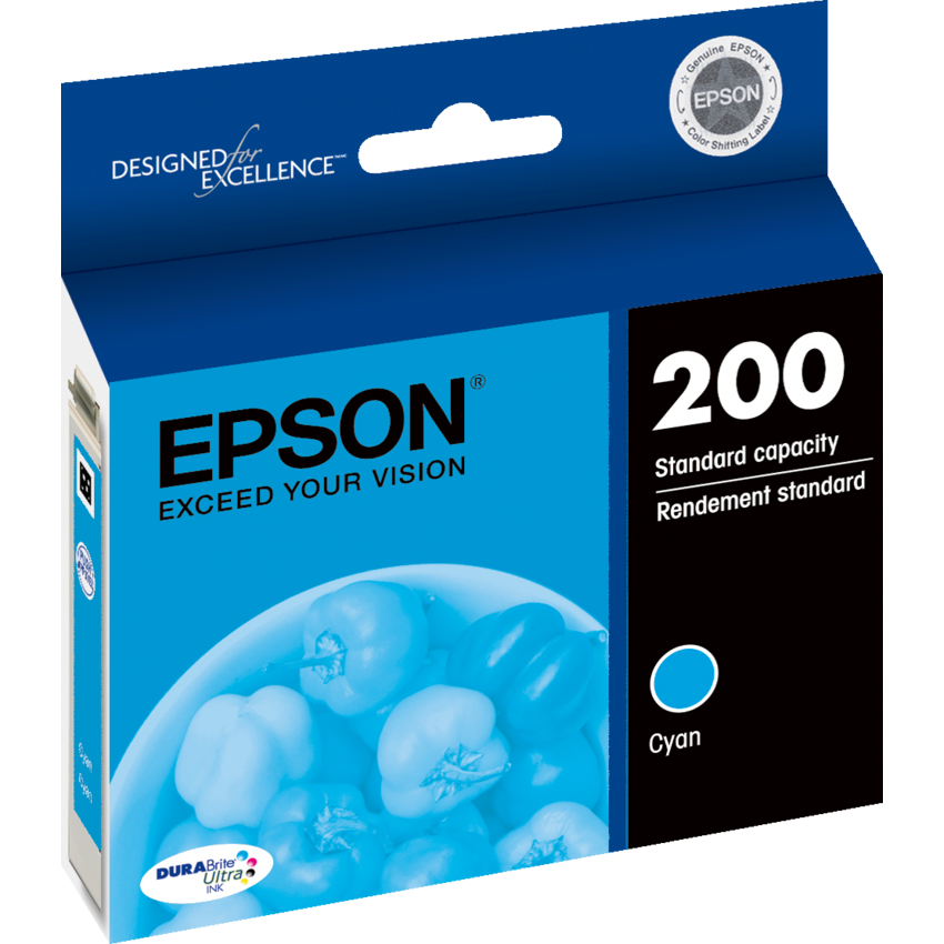 Epson® Inkjet Cartridge T200220-S #200 Cyan