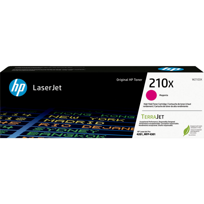 HP LaserJet Laser Cartridge #210X High Yield Magenta