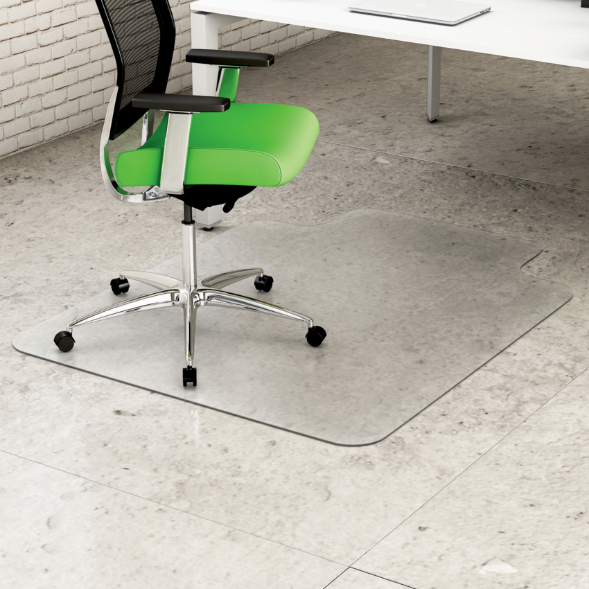 Deflecto® Earth Source® Chair Mat Hard Floor w/ Lip 45" x 53