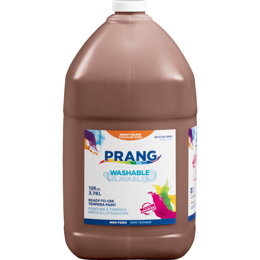 Prang® Washable Ready-To-Use Tempera Paint 3.79 L Brown