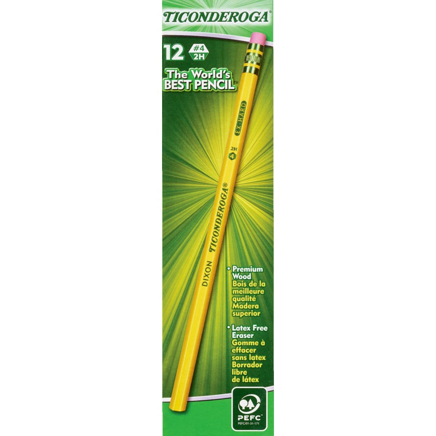 Ticonderoga® Pencils 2H 12/box