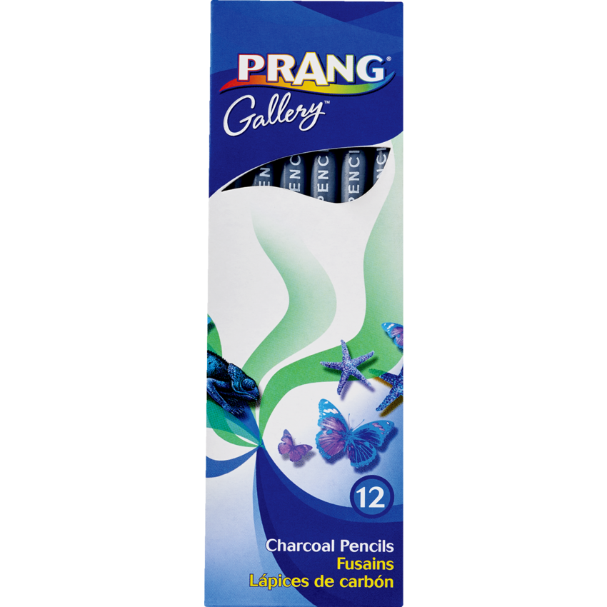 Prang® Charcoal Pencils Medium 12/box