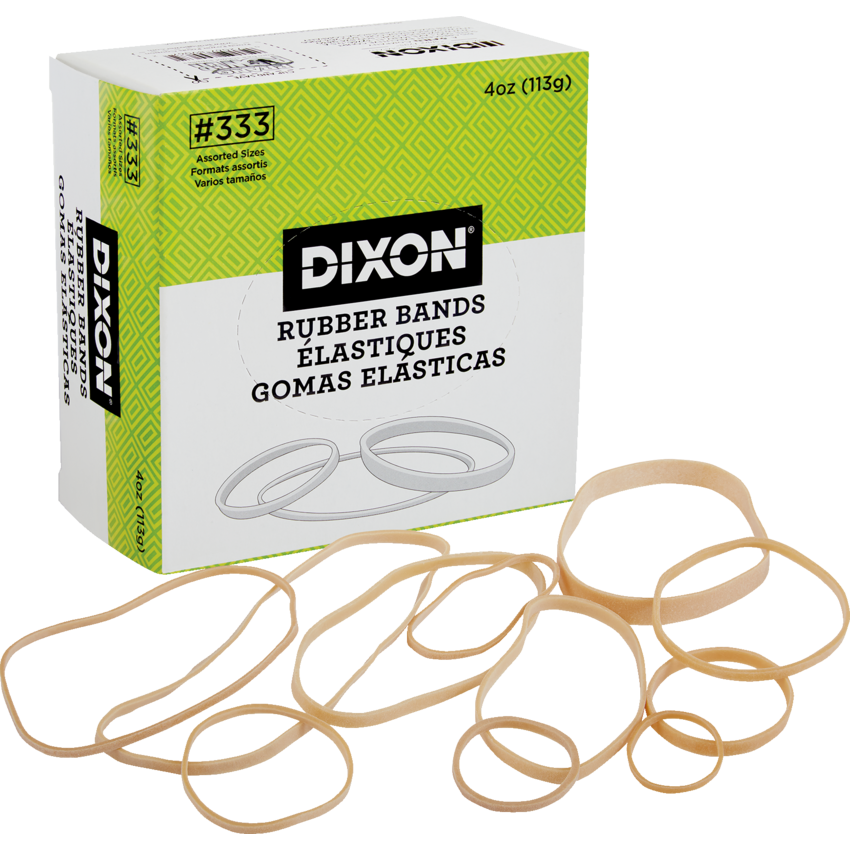 Dixon® Star® Rubber Bands #333 1/4 lb/pkg