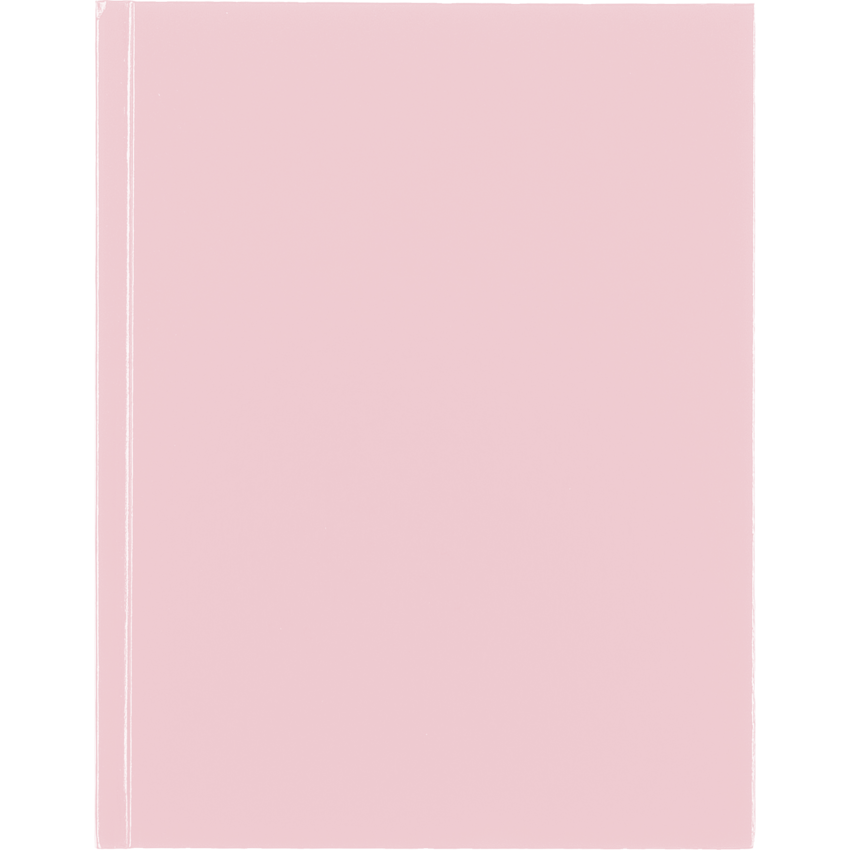 Blueline® Pastel Notebook Hard Cover 9-1/4" x 7-1/4" Rose