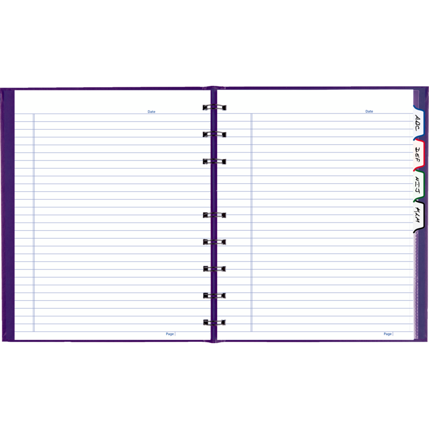 Blueline® NotePro™ Notebook Ruled 9-1/4x7-1/4" 192pgs Purple
