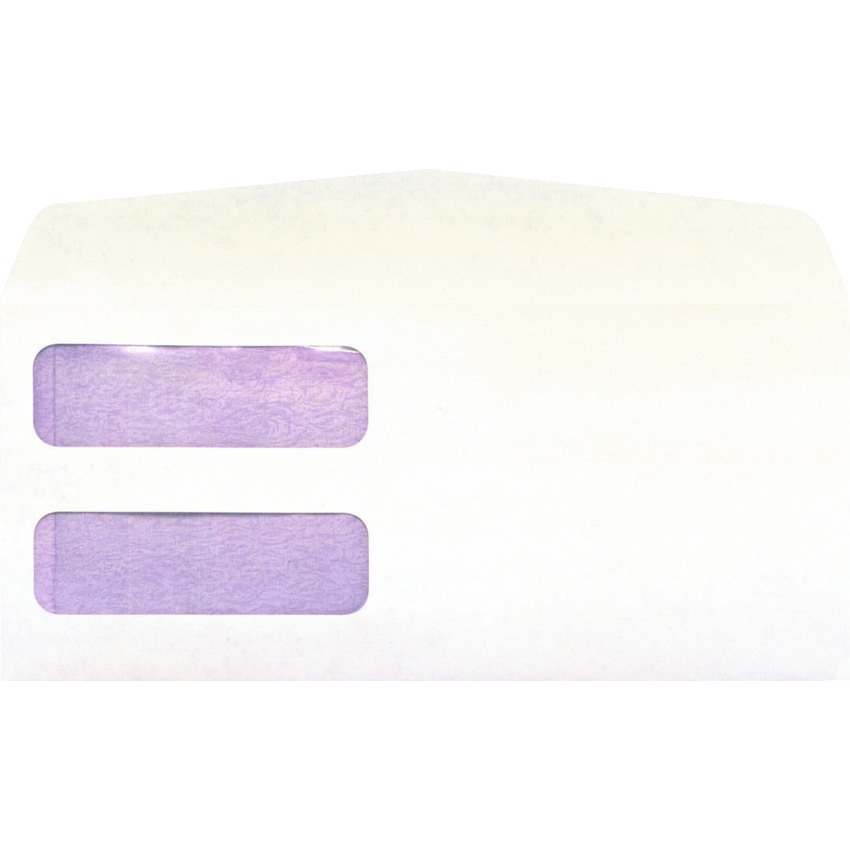 Blueline® White Double Window Envelopes #9 100/box