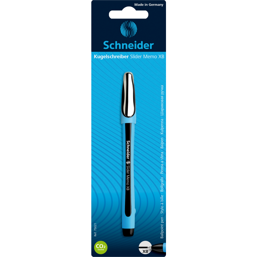 Schneider Slider Memo Ball Point Pen Extra Broad Black