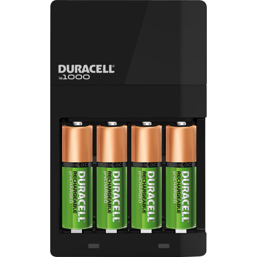 Duracell® CopperTop® Value Charger w/4 "AA" NiMH Precharged Batteries