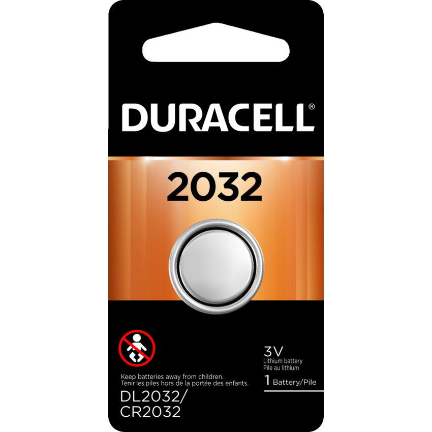 Duracell® CopperTop® Lithium Batteries 3V DL2032BPK