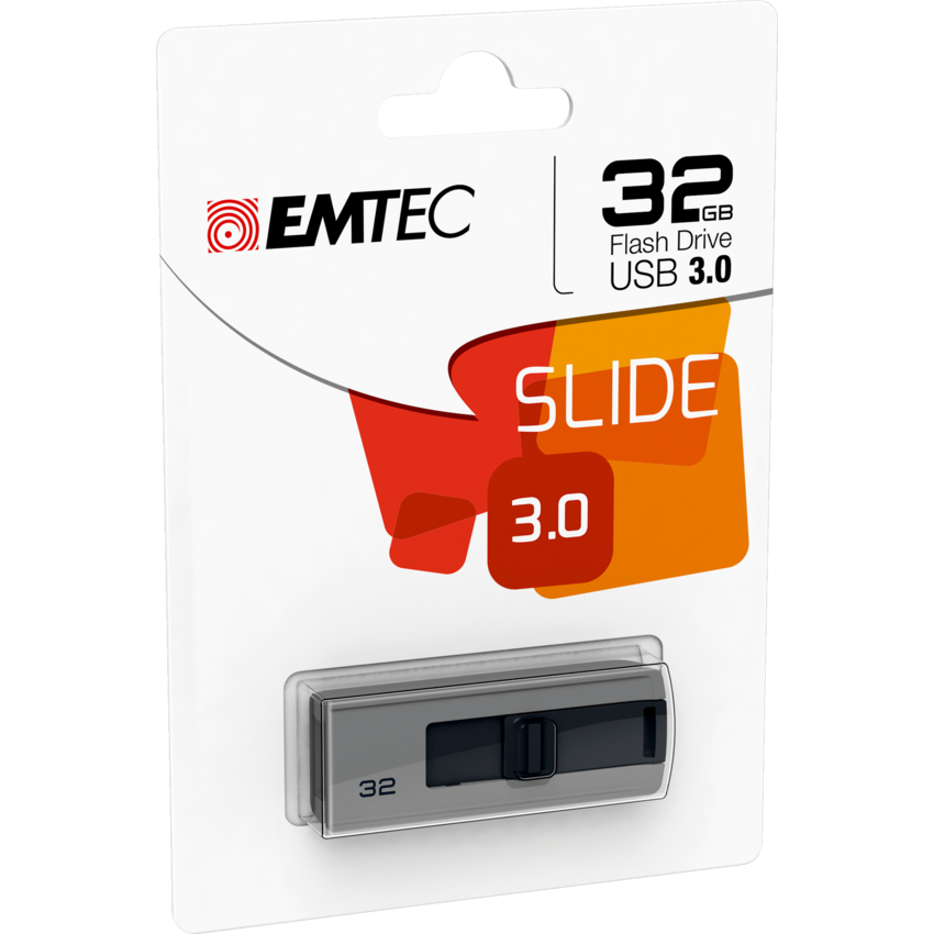 Emtec™ Slide 3.0 USB Flash Drives 32 GB