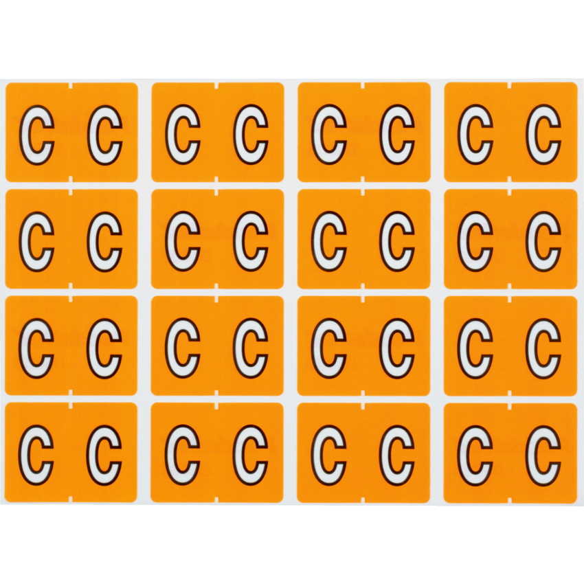 Pendaflex® Labels C Light Orange 240/pkg