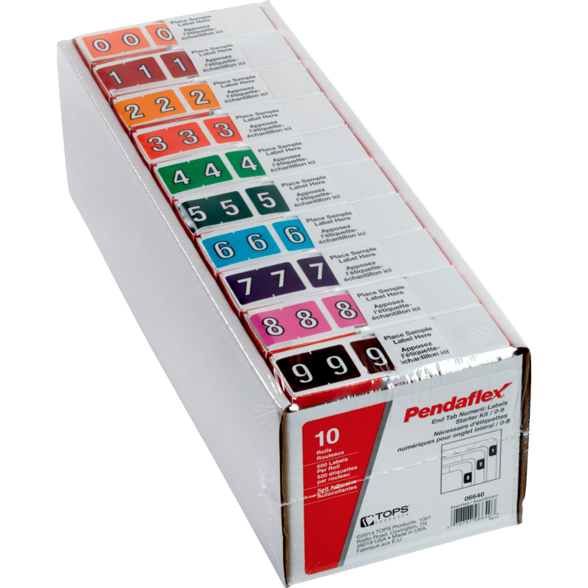 Pendaflex® Numeric Labels Starter Kit