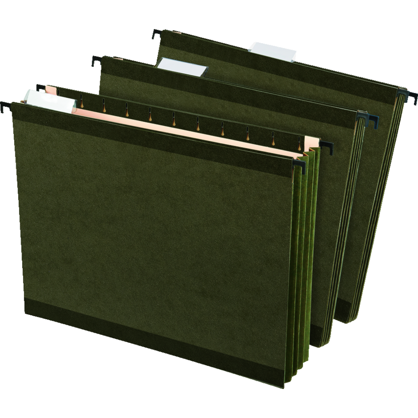 Pendaflex® SureHook™ Hanging File Pockets Letter Standard Green 4/pkg