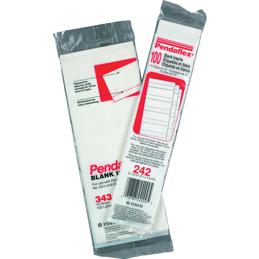 Pendaflex® Reversaflex® Tab Inserts 2" 100/pkg