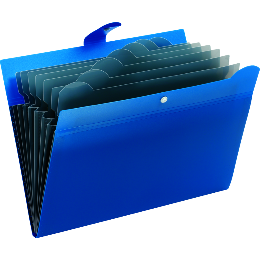 Pendaflex® Open Top File 7 Pockets Blue