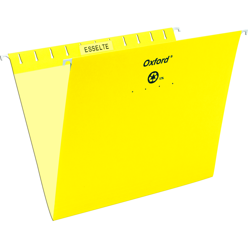 Pendaflex® Essentials™ Economy Hanging File Folder Letter Yellow 25/box