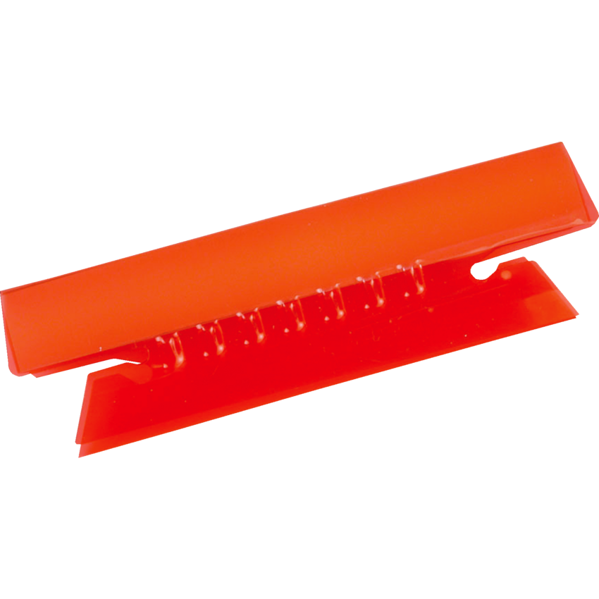 Oxford® Flexible Tabs 3-1/2" Red 25/pkg