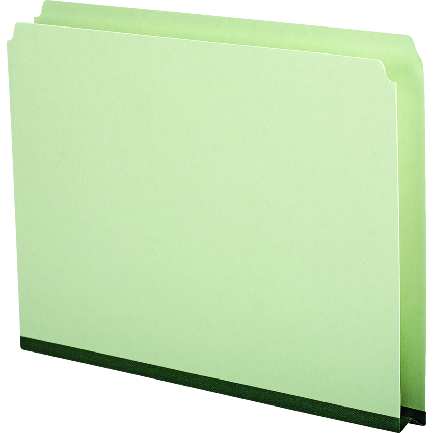 Pendaflex® Pressboard File Folders Letter Green 5/pkg