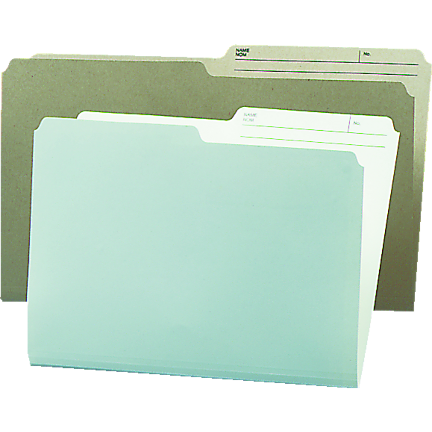 Oxford® Single Top File Folders Letter Ivory 100/box