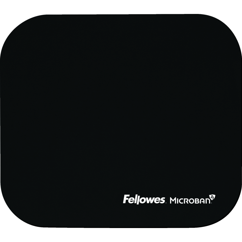 Fellowes® Microban® Ultra Thin Mouse Pad 9" x 8" Black