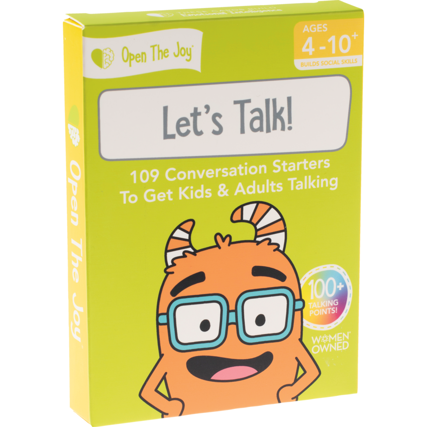 Open The Joy® Let’s Talk! Conversation Cards English 54/pkg