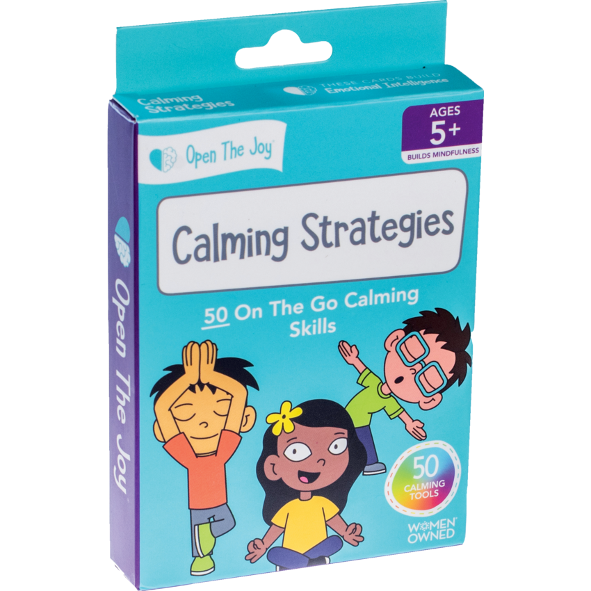 Open The Joy® Calming Strategies Cards English 50/pkg