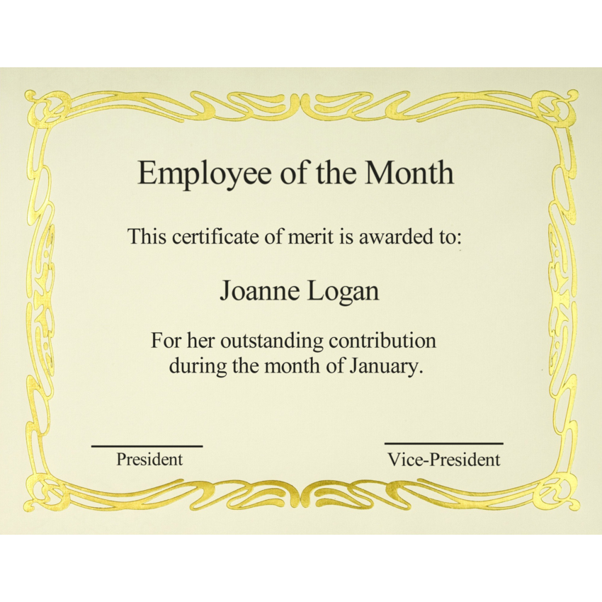 St. James® Elite Certificates Deco 12/pkg