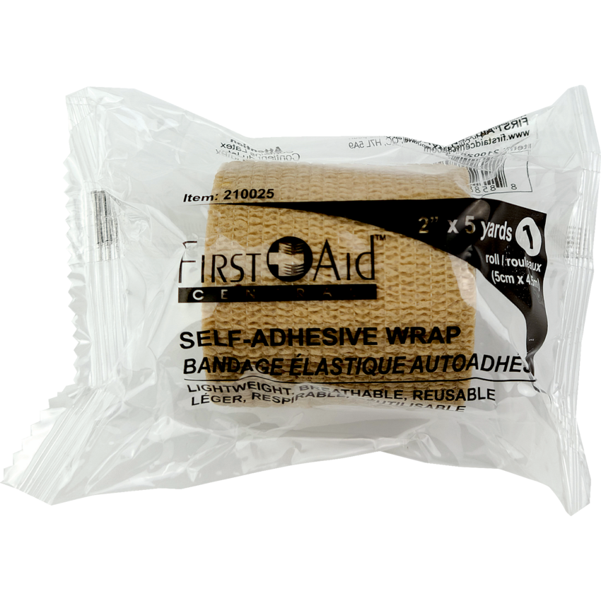 First Aid Central® Self-Adhering Wrap Bandages 2" x 15"