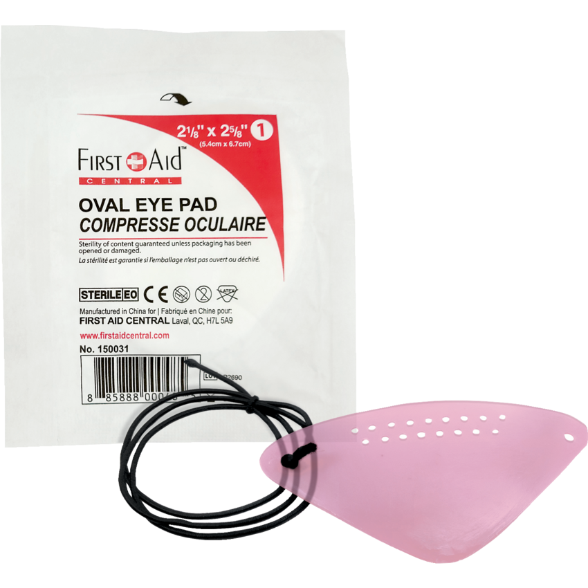 First Aid Central® SmartCompliance® Supplies Eye Dressing Pad and Eye Shield 1 set/pkg